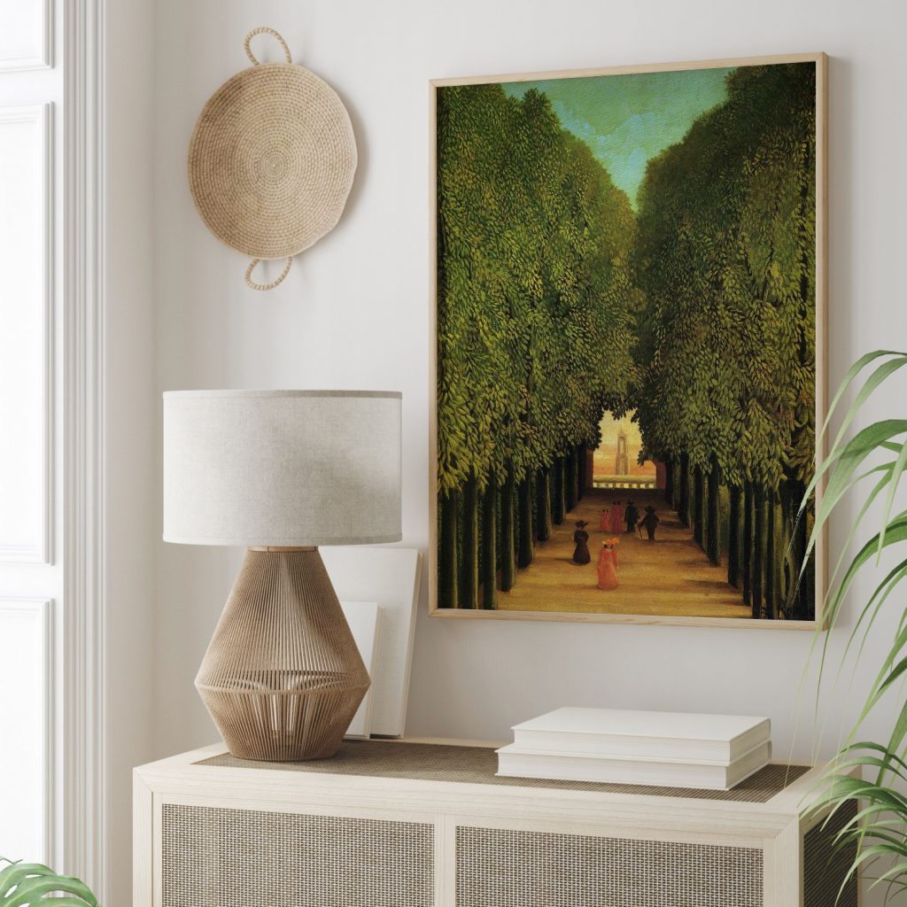 Alleyway in the Park of Saint Cloud by Henri Rousseau (1908)