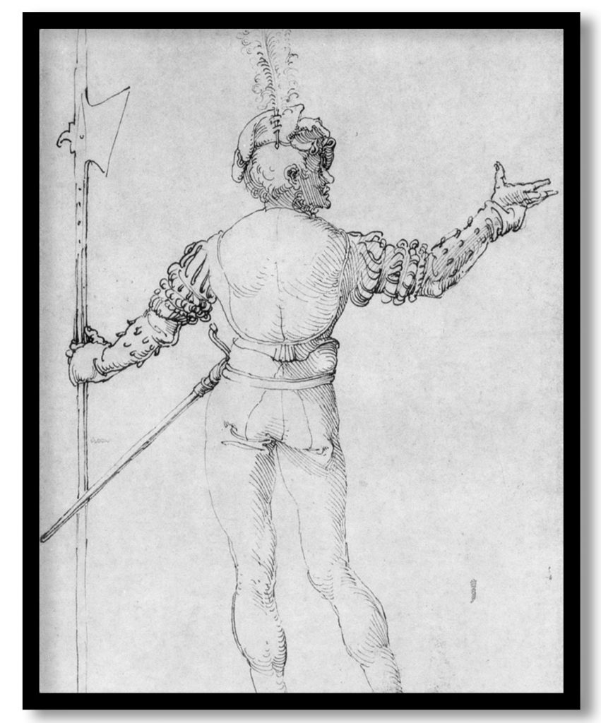 Back figure by Albrecht Durer (1503-04)