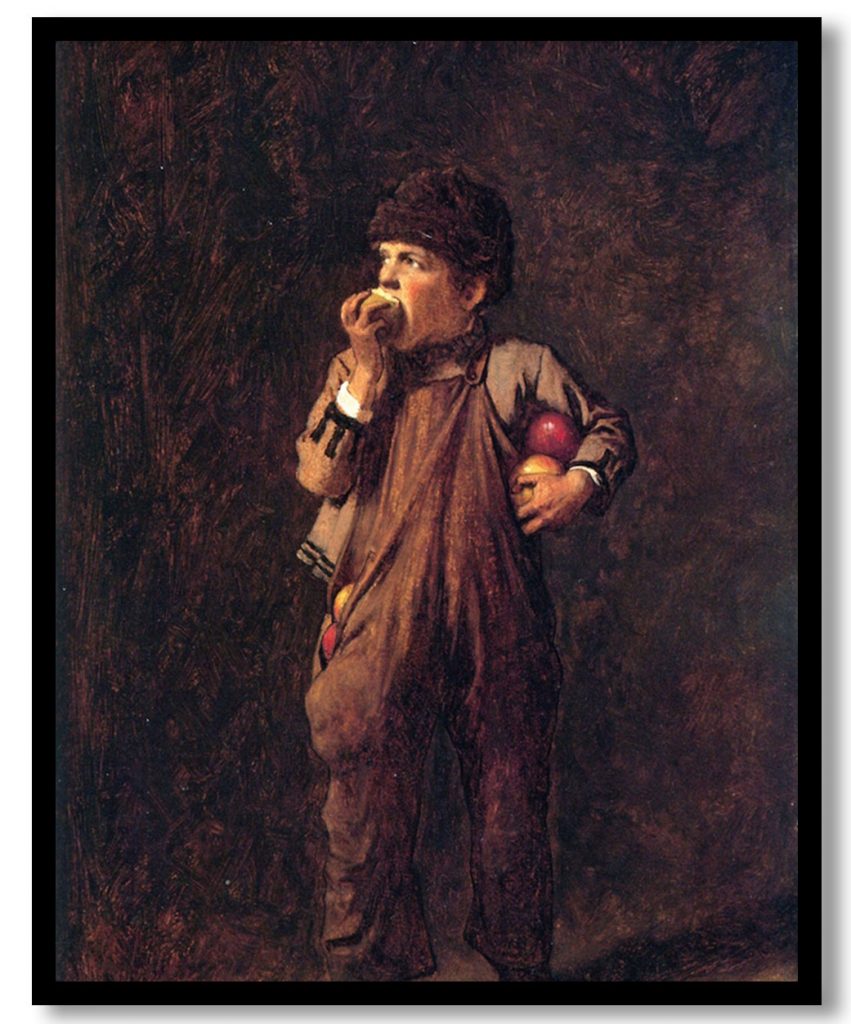 Back from the Orchard by Eastman Johnson (1876)