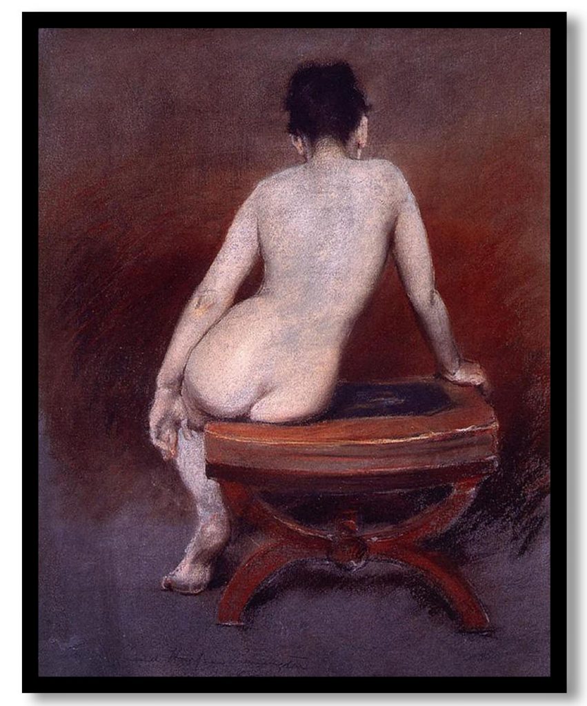 Back of a Nude by William Merritt Chase (1888)