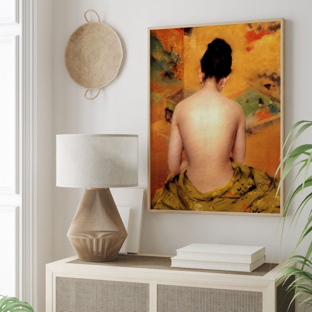 Back Of A Nude by William Merritt Chase (1888)