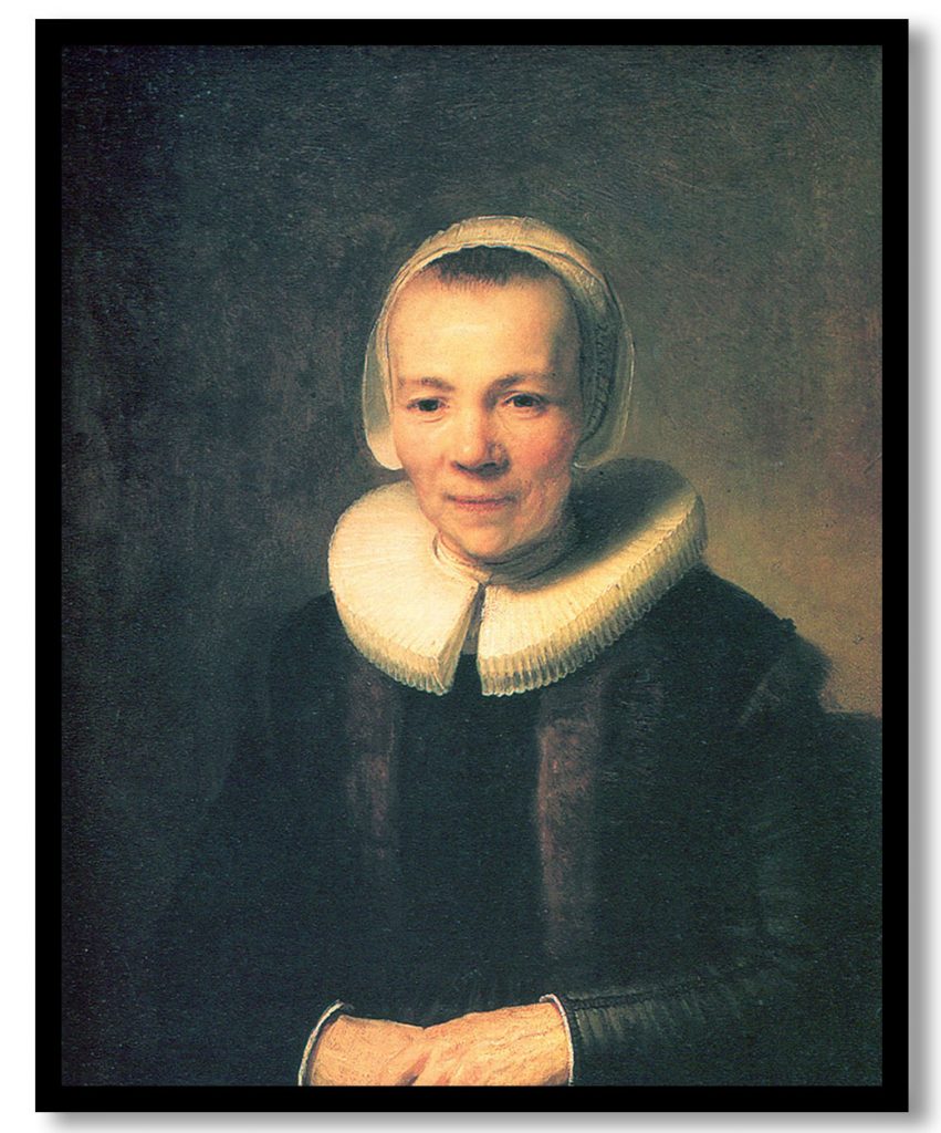 Baerte Martens, Wife of Herman Doomer by Rembrandt (1640)