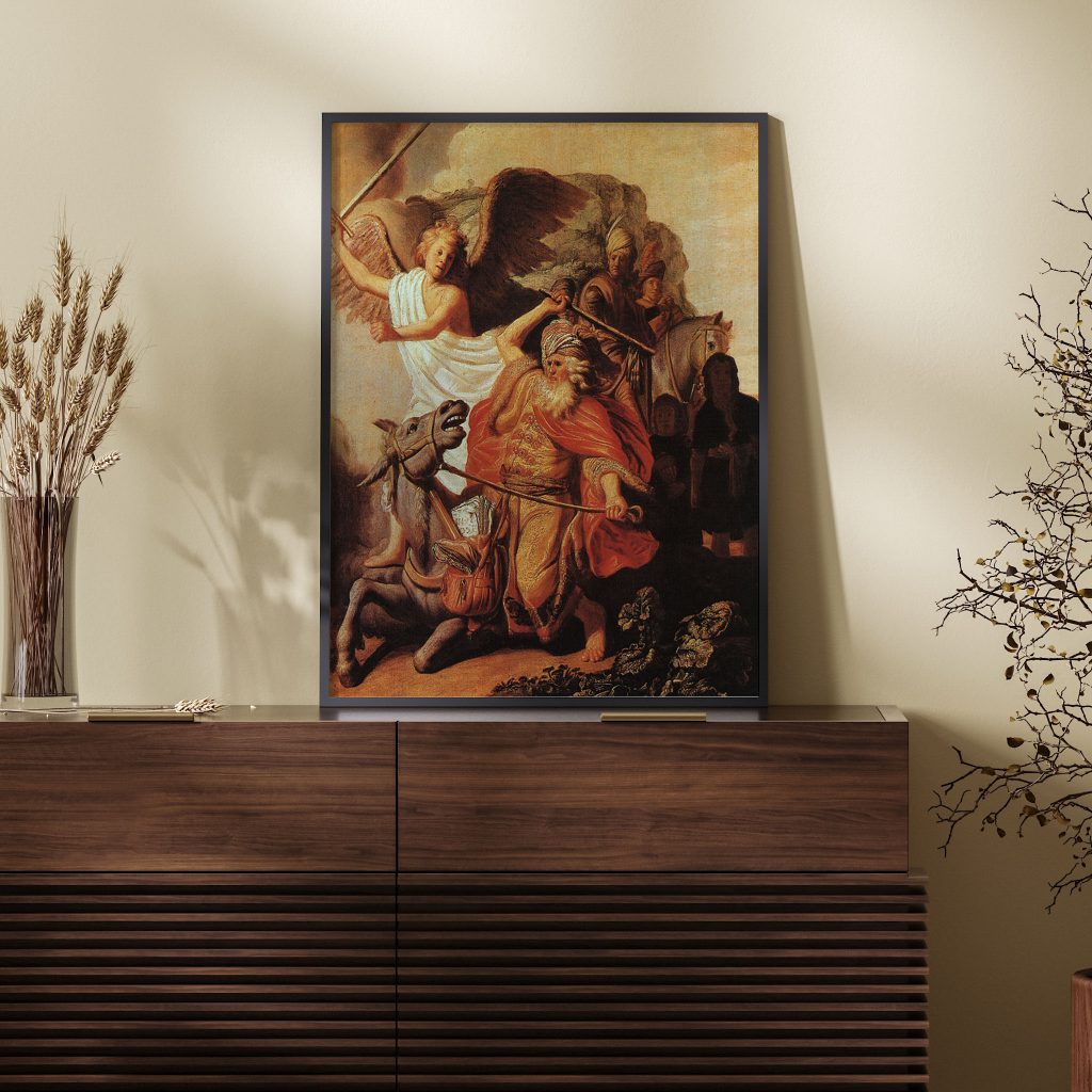 Balaam's Ass by Rembrandt (1626)