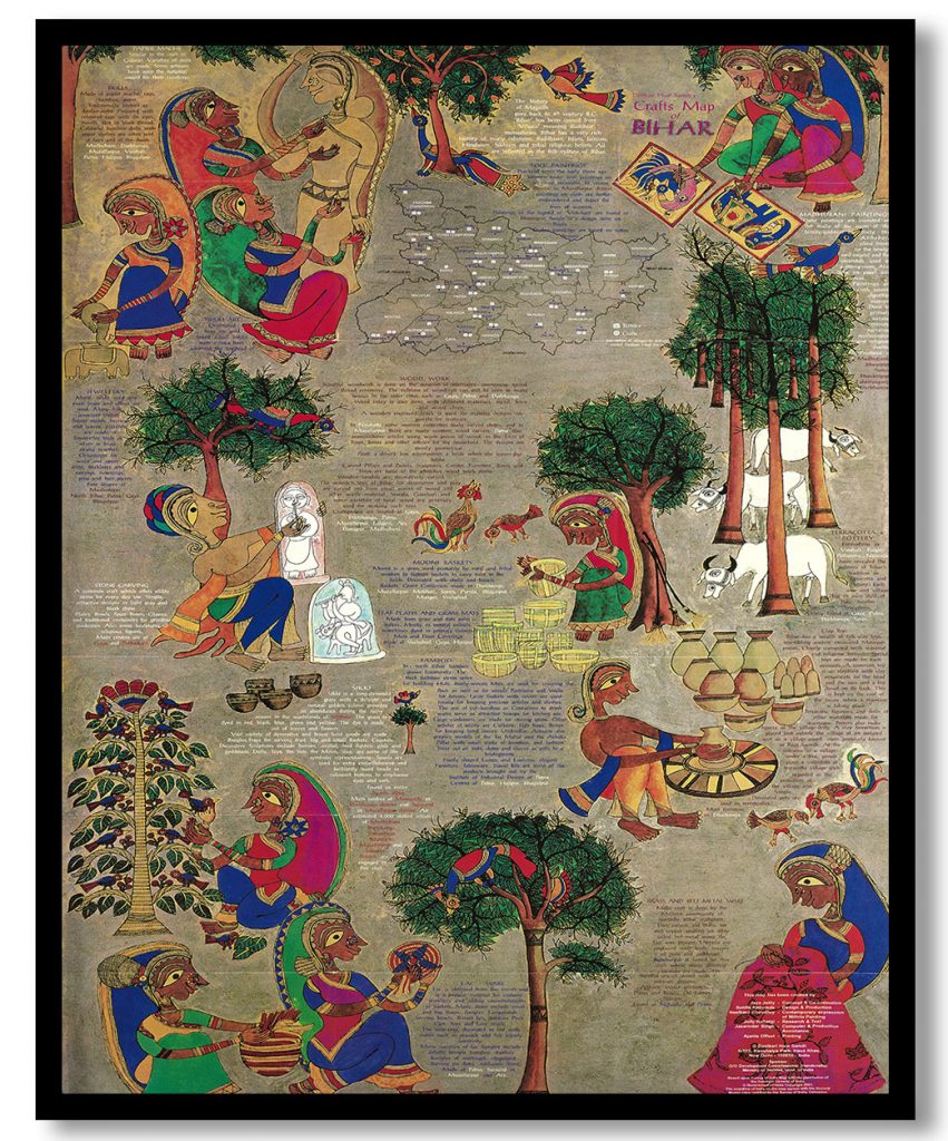 Crafts maps of india - Bihar - 2 by Neelkant Choudhury