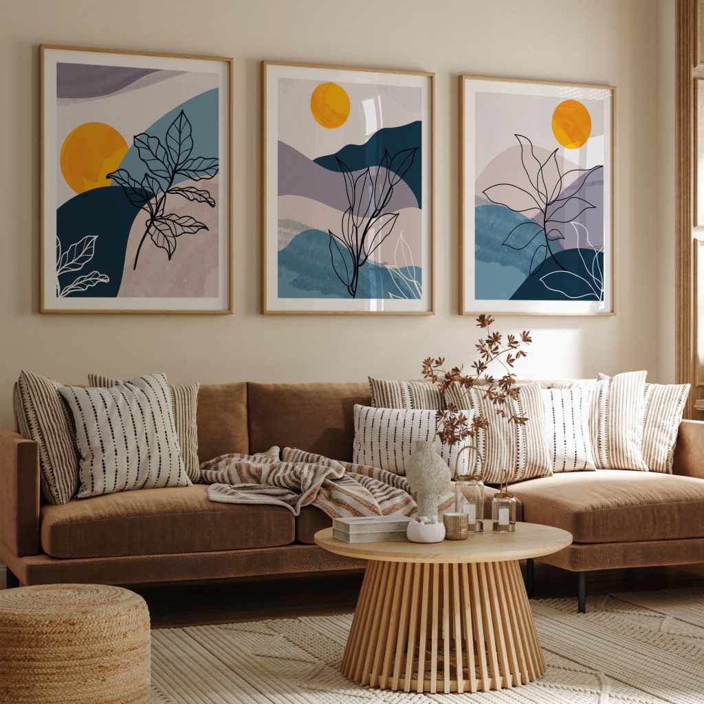 Abstract Landscapes Sun Botanical – Wall Hanging