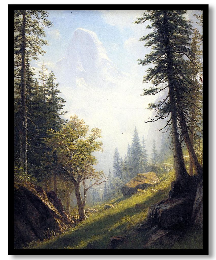 Among the Bernese Alps by Albert Bierstadt