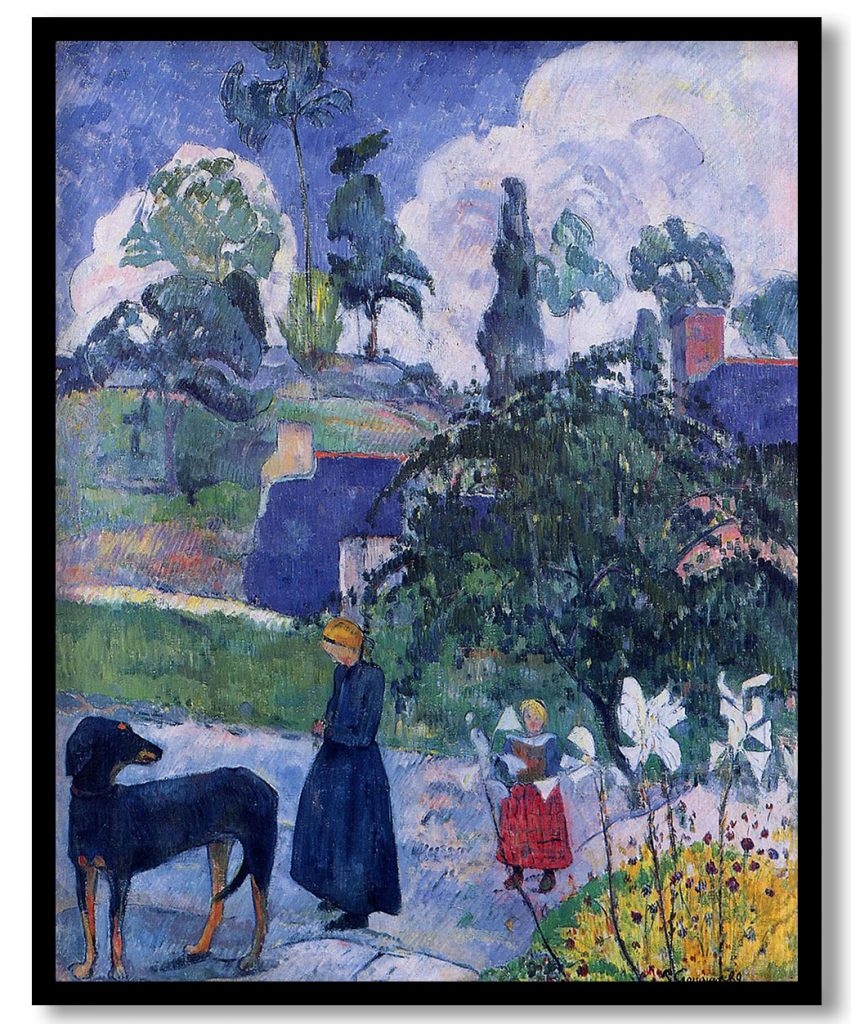 Among the lillies by Paul Gauguin (1893)