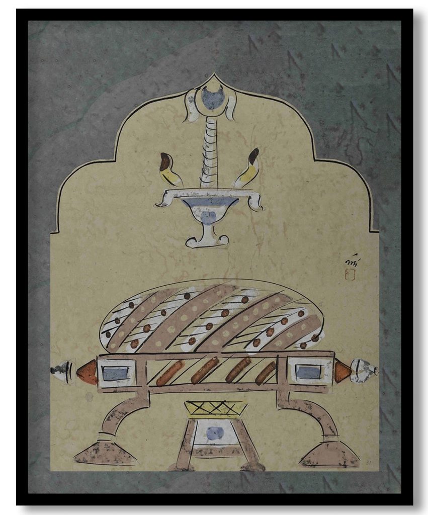 Mangala asan by Nandalal Bose (1937)