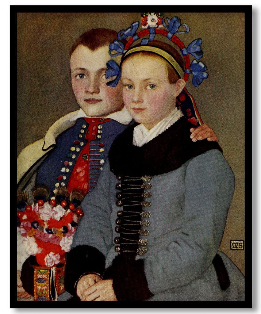 An Engaged Couple by Marianne Stokes (1909)
