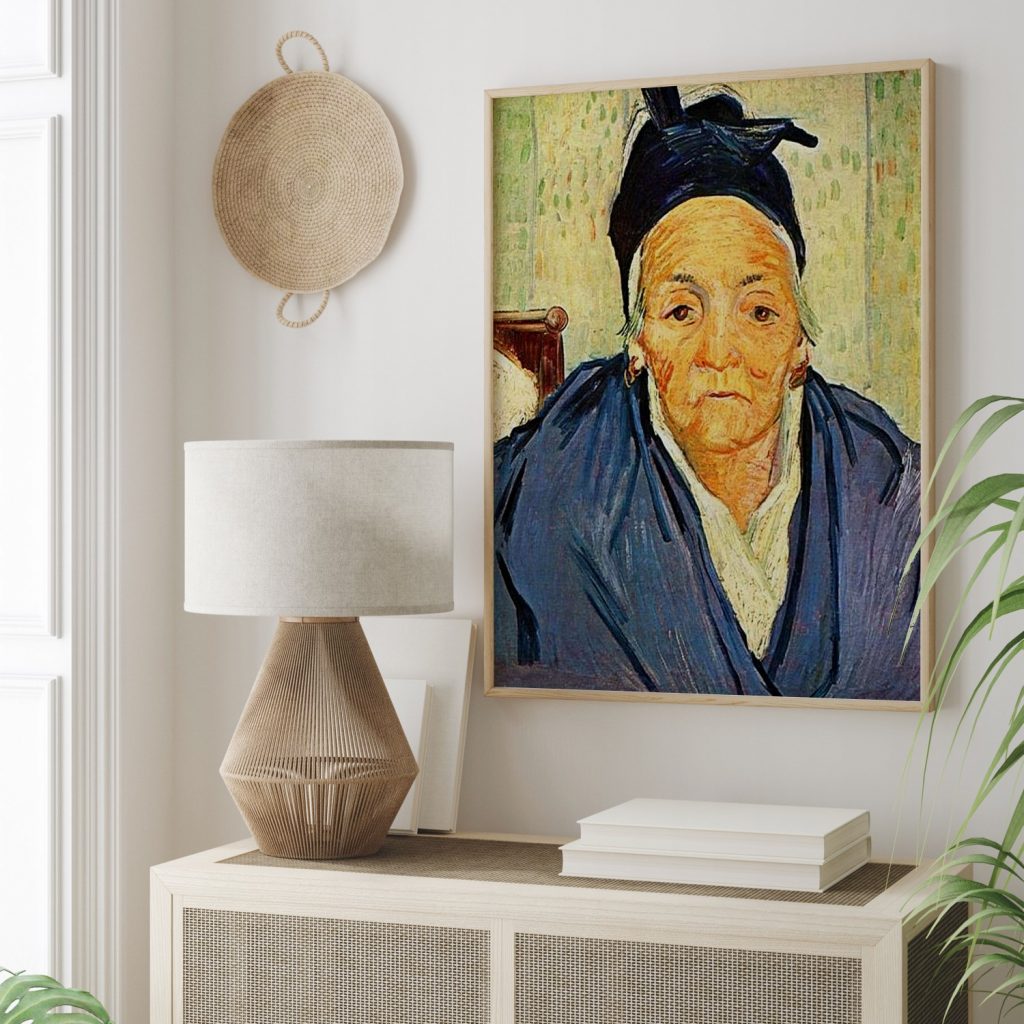 An Old Woman of Arles by Vincent van Gogh (1888)