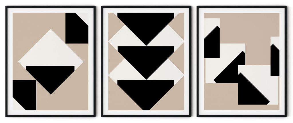 Set of 3 geometrical arrows