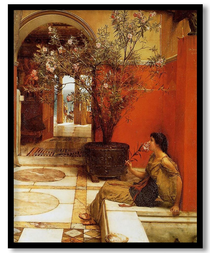 An Oleander by Sir Lawrence Alma Tadema (1882)