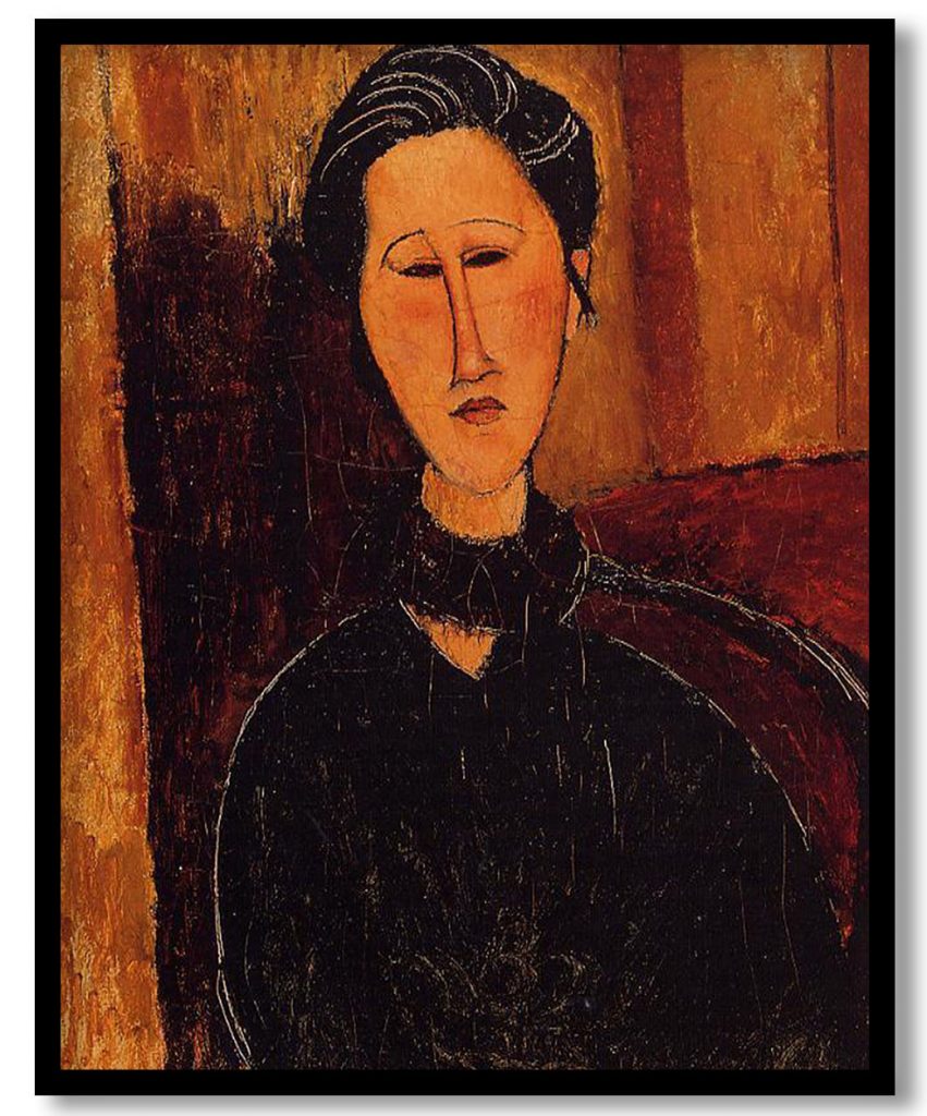 Anna (Hanka) Zabrowska by Amedeo Modigliani (1916)
