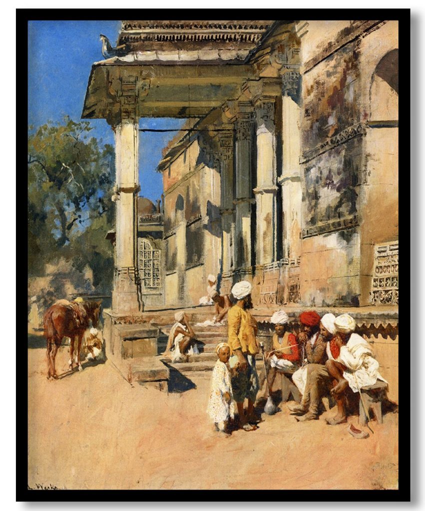 Portico of a Mosque, Ahmedabad by Edwin Lord Weeks