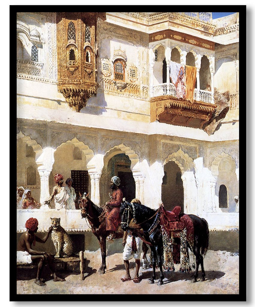 Leaving For The Hunt by Edwin Lord Weeks