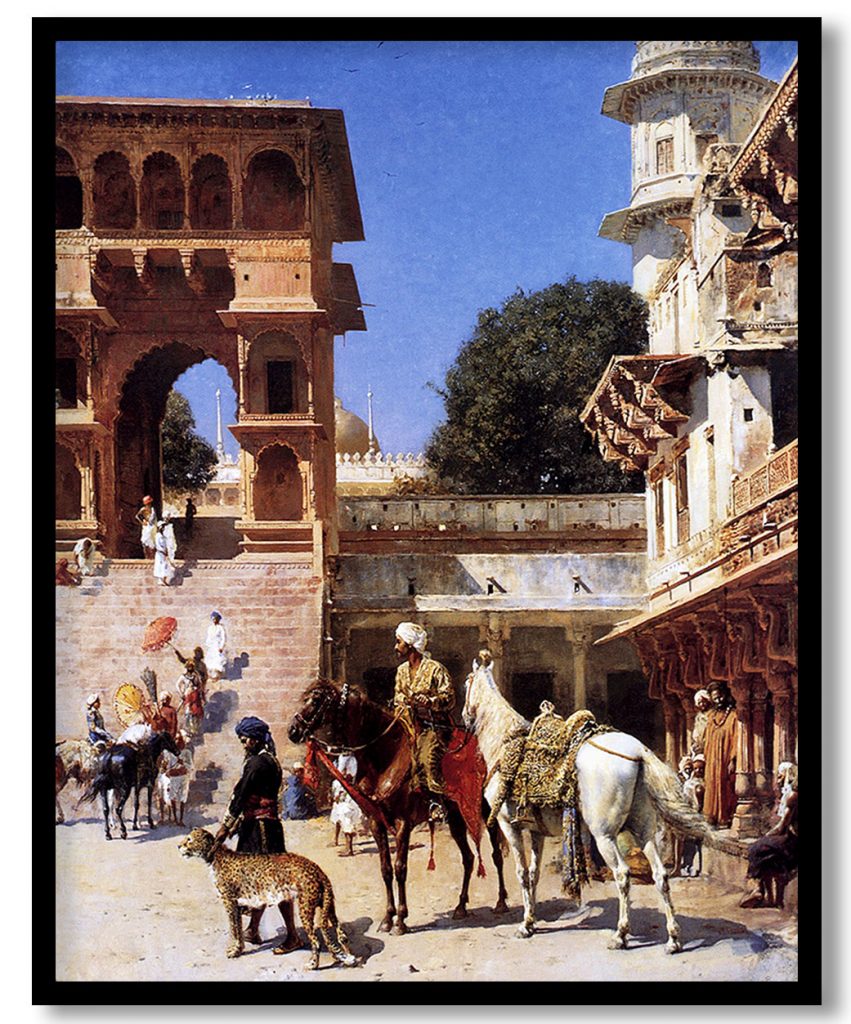 Departure For The Hunt by Edwin Lord Weeks