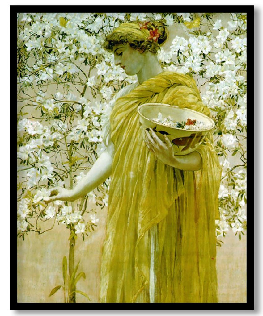 Azaleas by Albert Joseph Moore (1868)