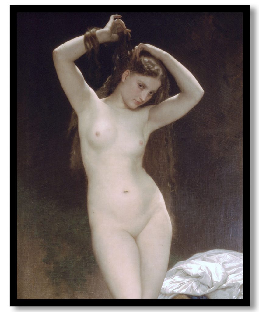 Baigneuse by William Adolphe Bouguereau (1870)