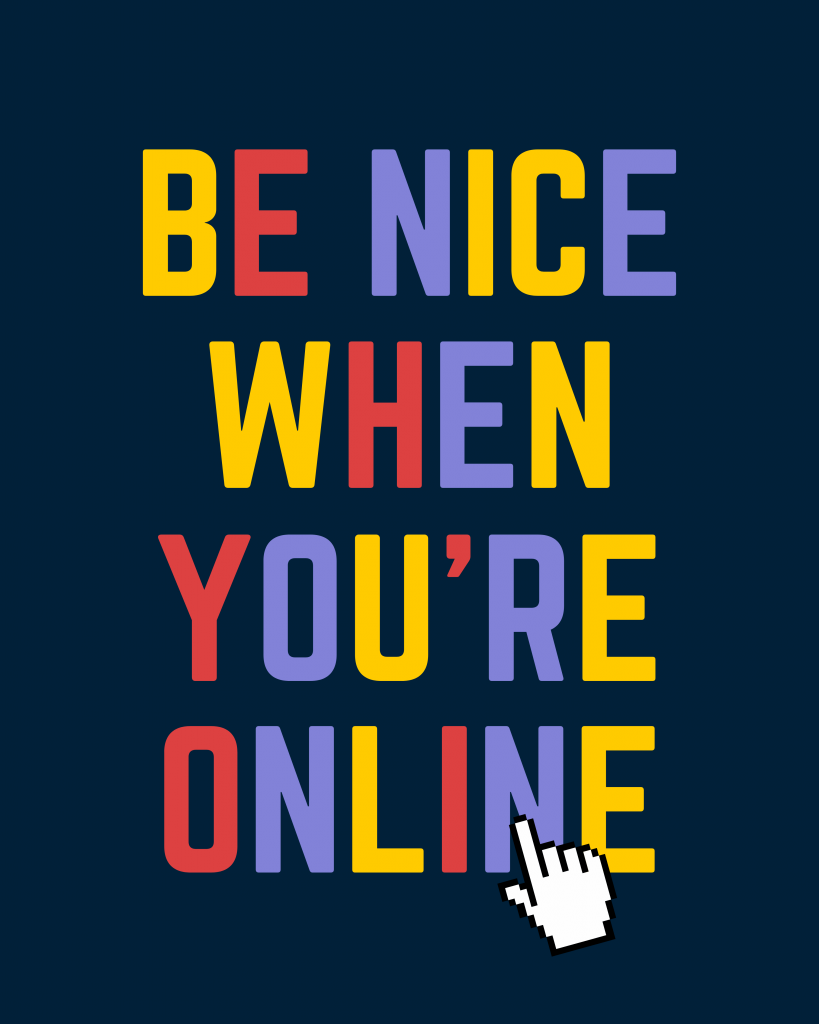 Be nice online