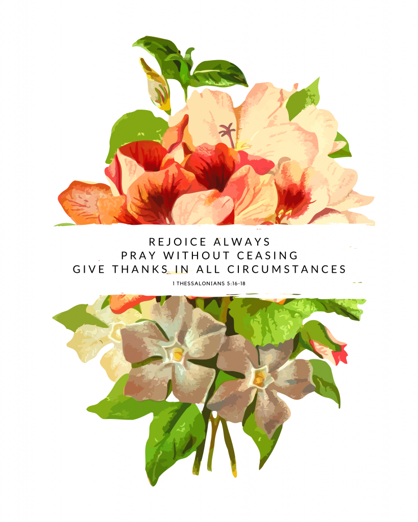 Rejoice, Pray, Give thanks