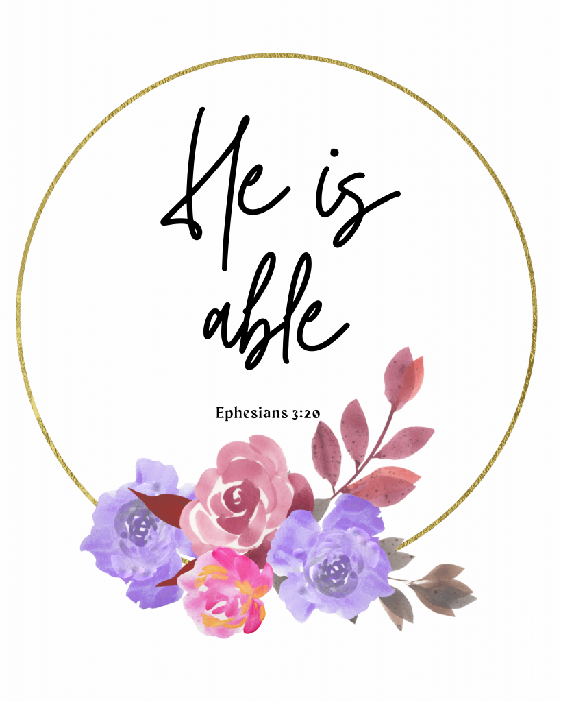 He is Able Bible verse