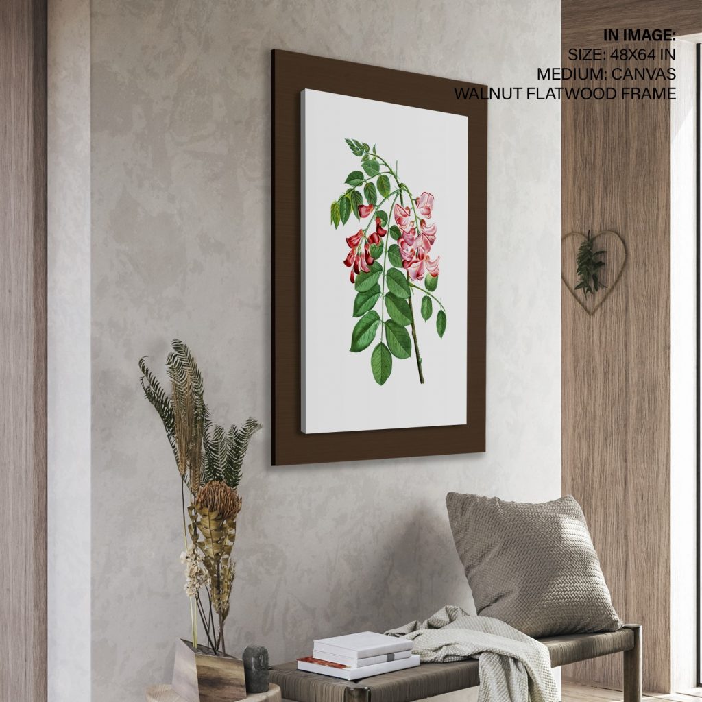 Botanical Pink Red Blossoms – Home Decor