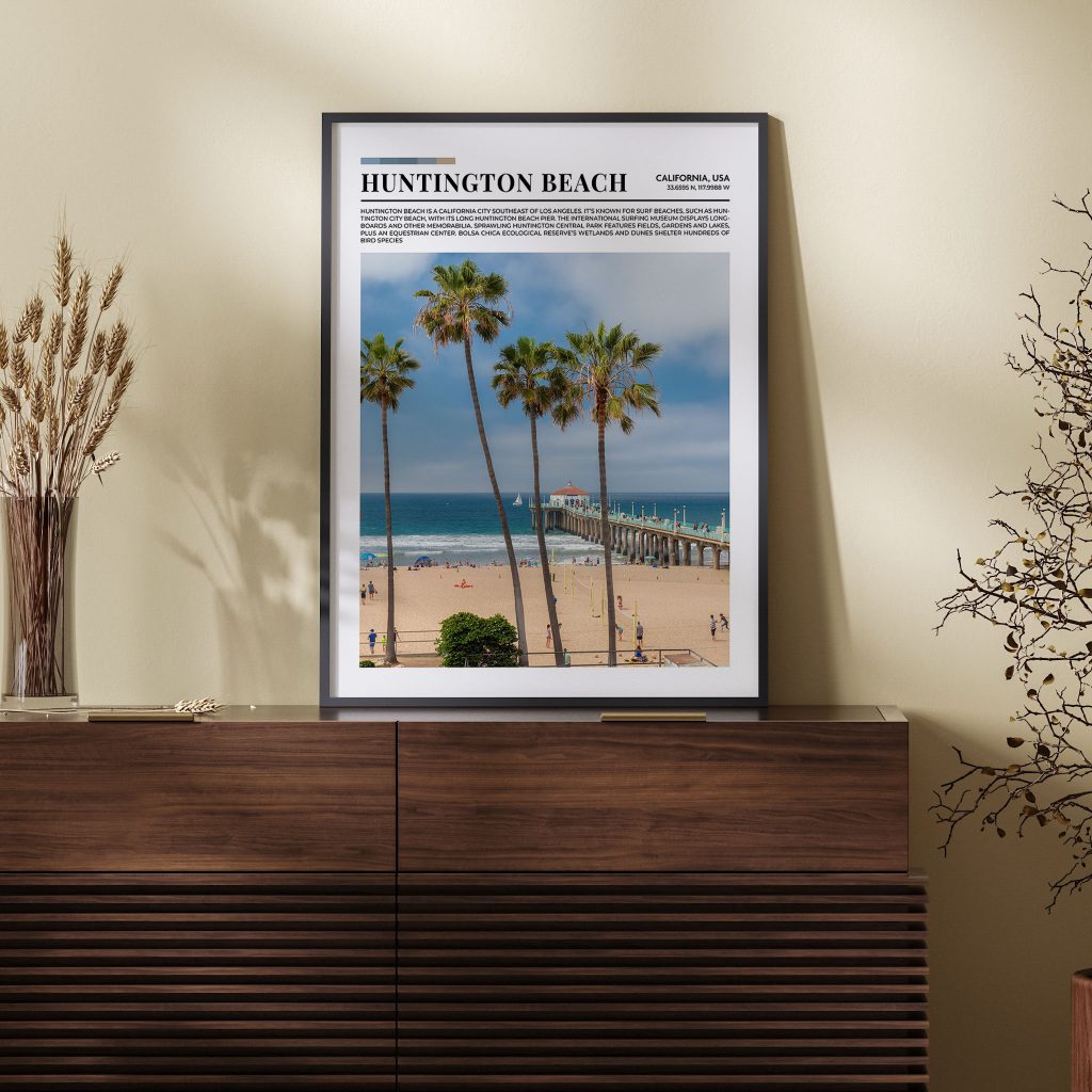 HUNTINGTON BEACH CALIFORNIA, USA - Location Description – Wall Art