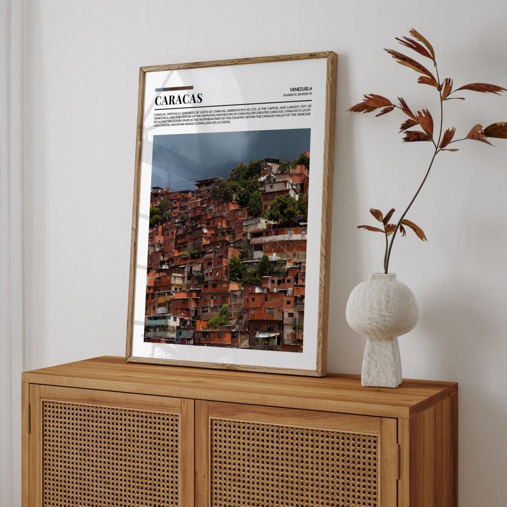 Nature Caracas Hillside Settlements – Wall Decor