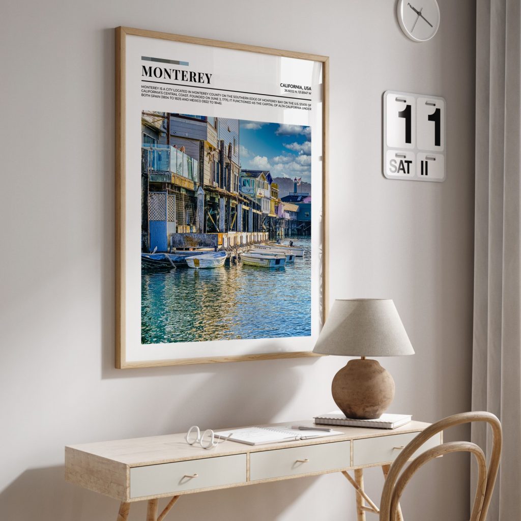 Nature Monterey Waterfront Boats – Wall Hanging