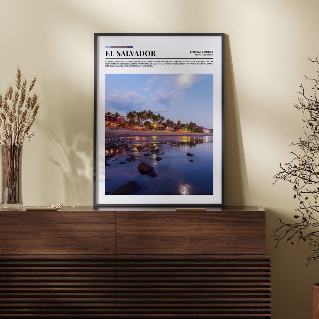 Nature El Salvador Beach Dusk – Wall Decor