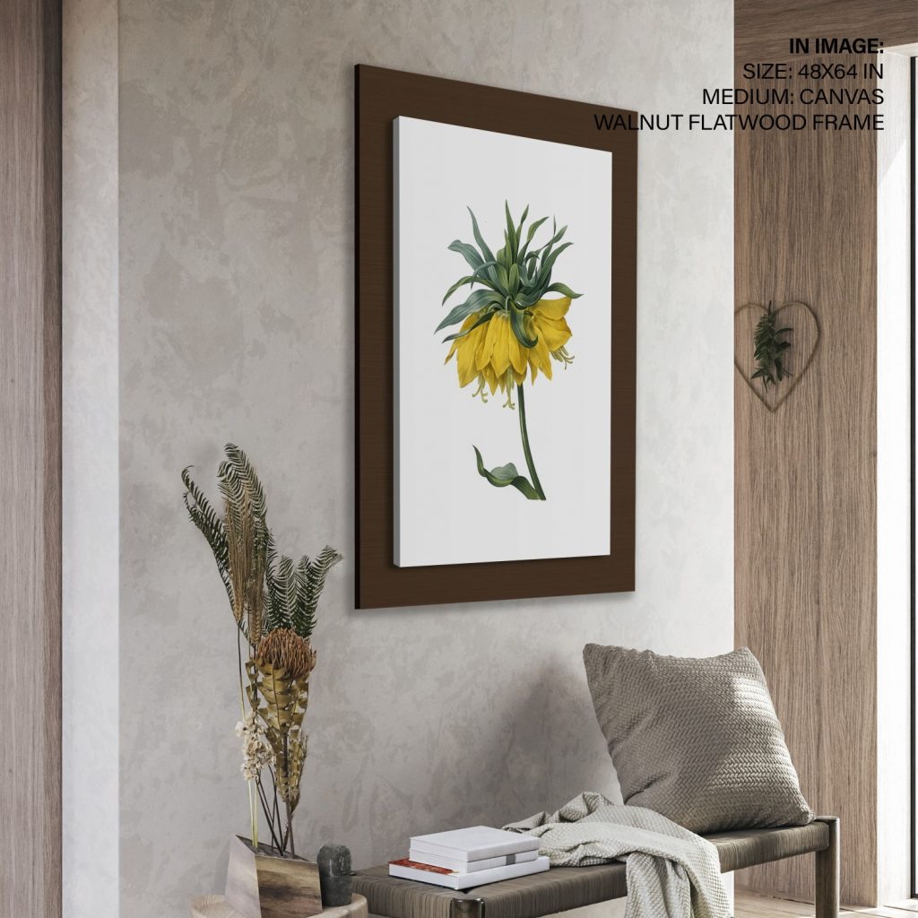 Botanical Yellow Fritillaria Imperialis – Wall Art