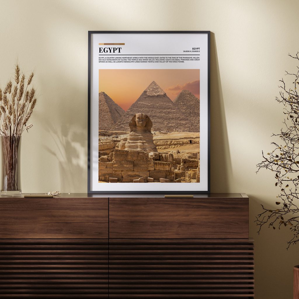 Egypt, Egypt pantone poster BestOfBharat