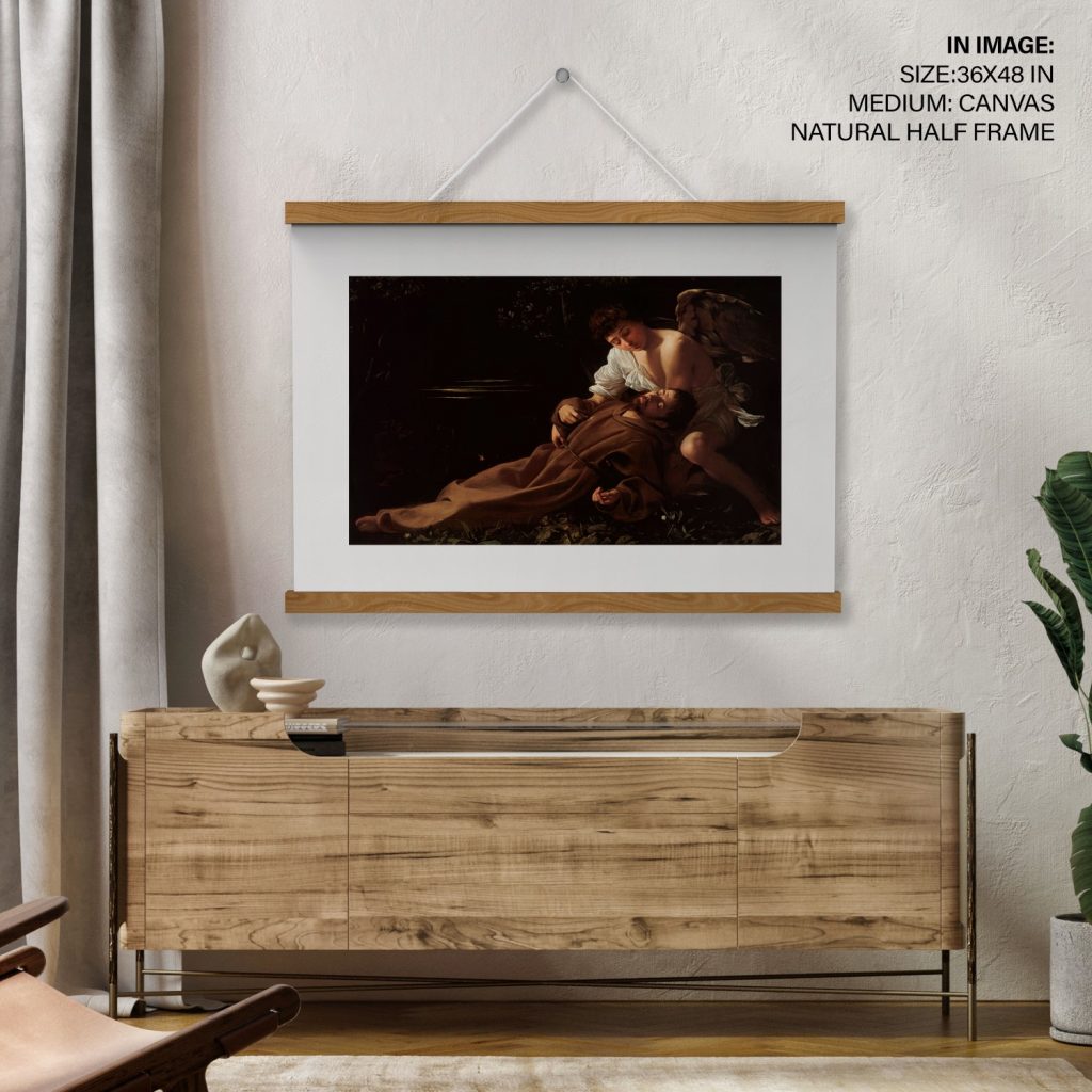 Saint Francis of Assisi in Ecstasy by Caravaggio - Wall Art, Hanging ...
