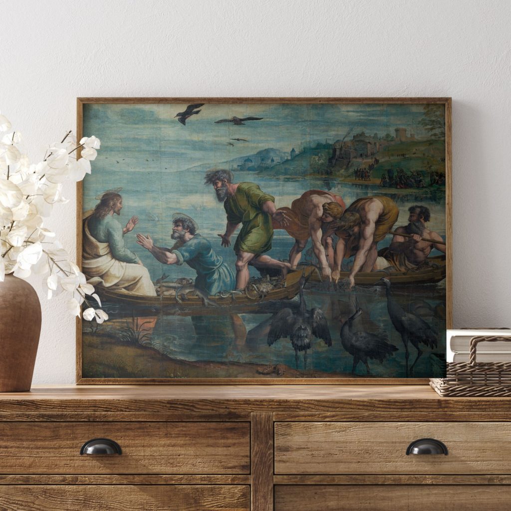 The Miraculous Draft of Fishes by raphael