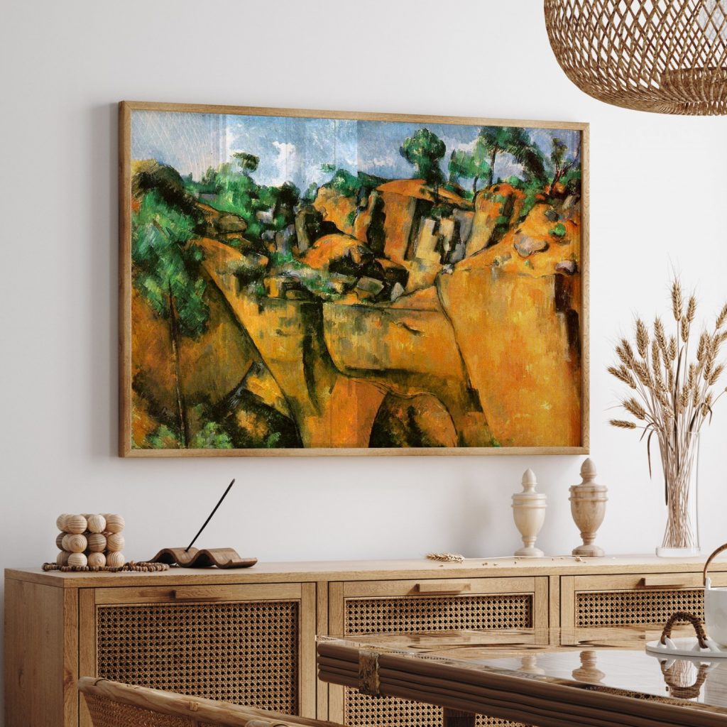 Bibemus quarry by Paul Cezanne (1900)