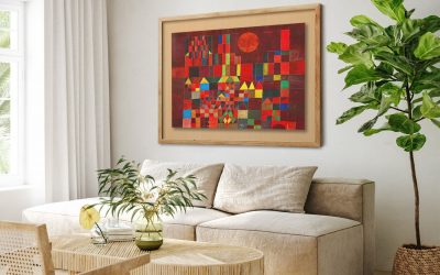 Wall Art | Castle and sun by Paul Klee (1928) | Small to XXXL