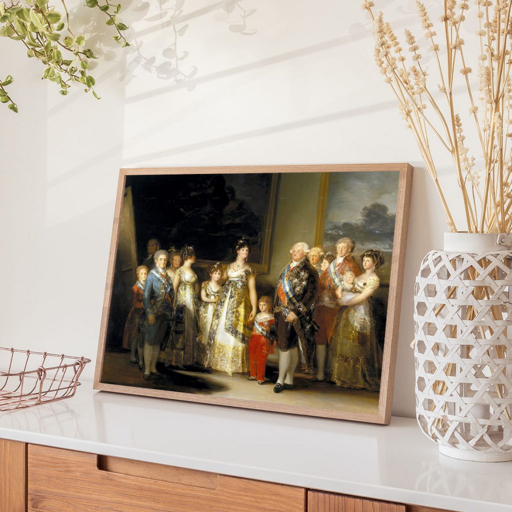 Charles iv of spain and his family by Jackson Pollock (1947)