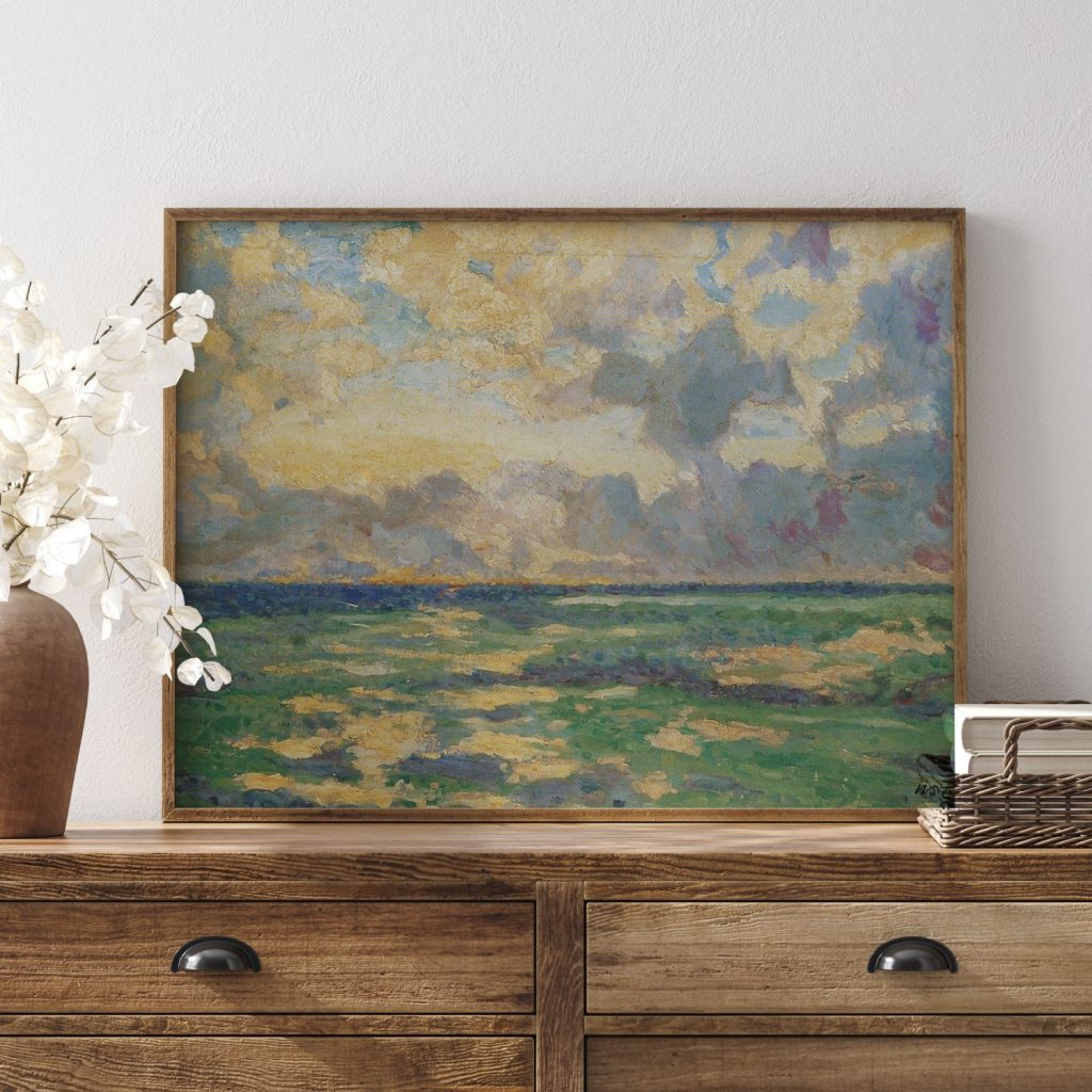 Daybreak at cassis by Winston Churchill (1920)