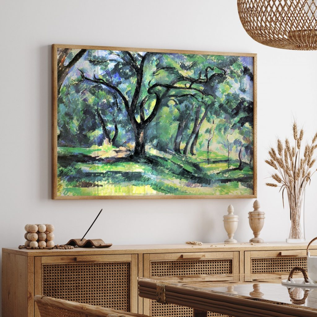 Framed Art | Forest by Paul Cezanne (1890) | 50+ Frame Styles
