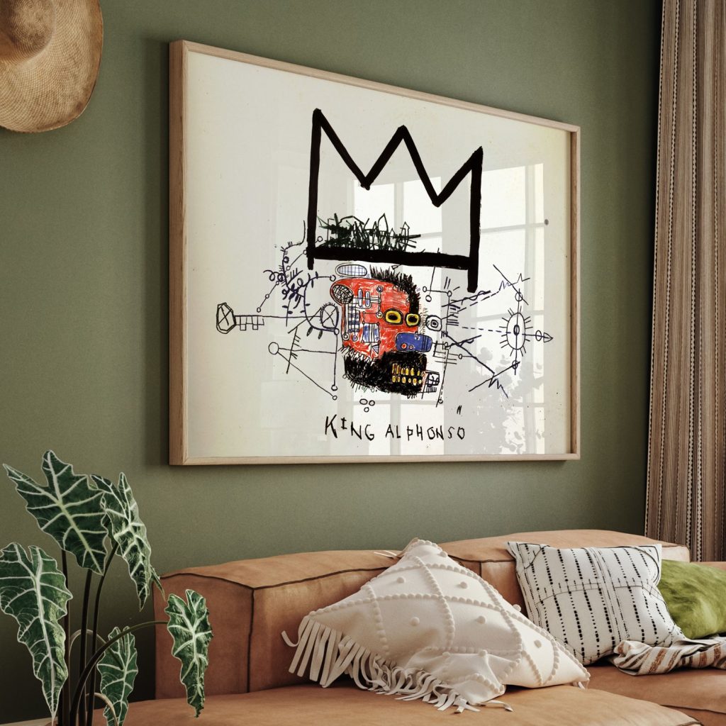 king alphonso by Jean Michel Basquiat (1983)