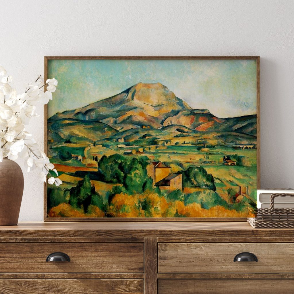 Mont sainte victoire by Paul Cezanne (1895)