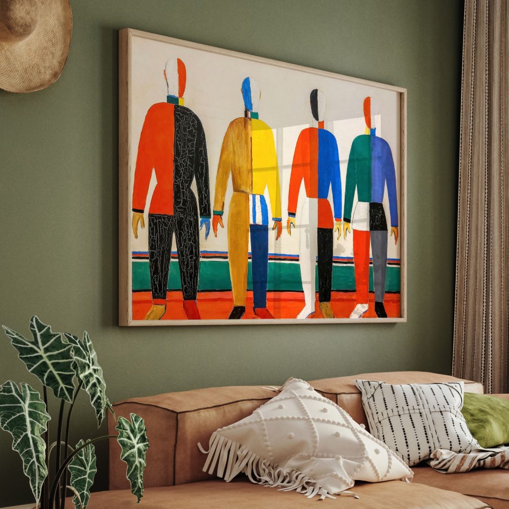 Sportsmen by Kazimir Malevich (1931)