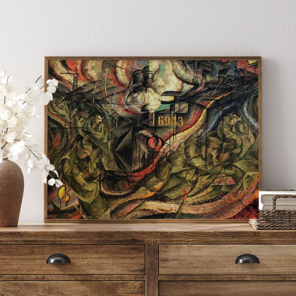 States of mind i the farewells by Umberto Boccioni (1911)