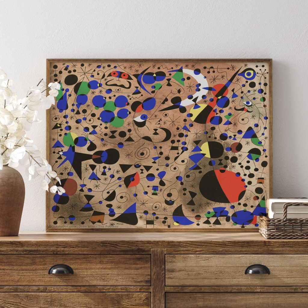 The poetess by Joan Miro (1940)