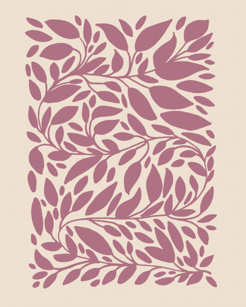 Sketch Botanical Pink