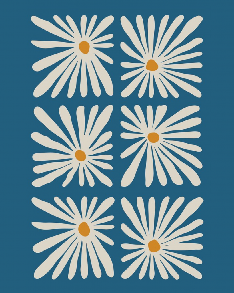 Abstract Botanical Flower #3, Boho Botanical