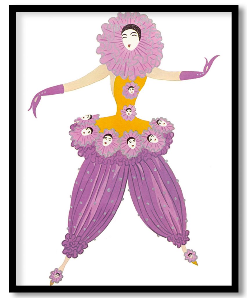 Costume Design by Erte (Date Unknown) #1216