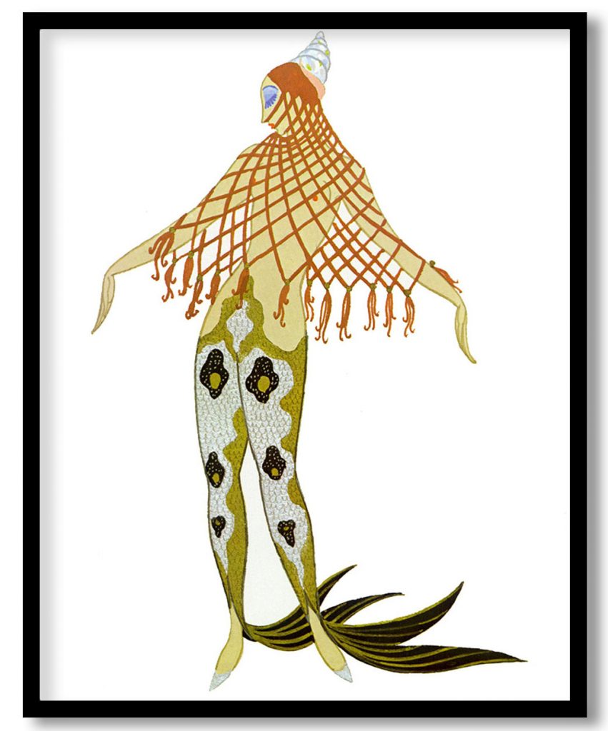 Costume Design by Erte (Date Unknown) #1222