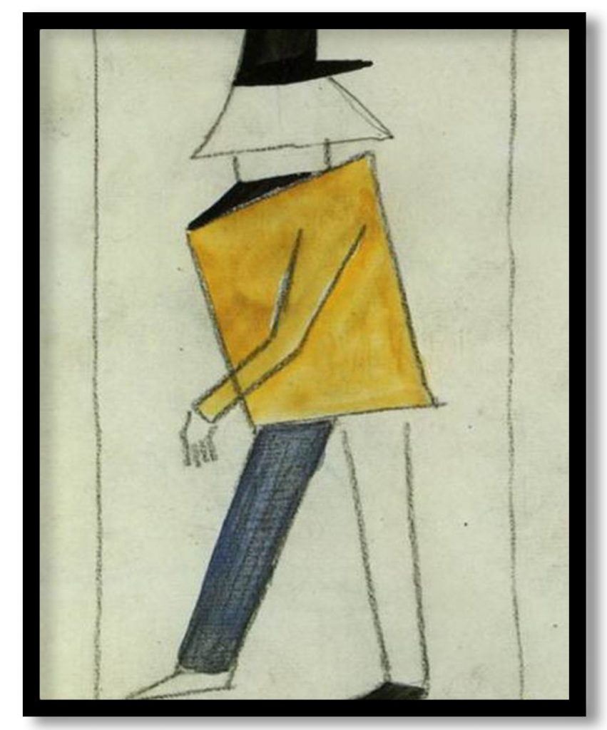 Costume for Victory over the Sun Coward by Kazimir Malevich (1913)