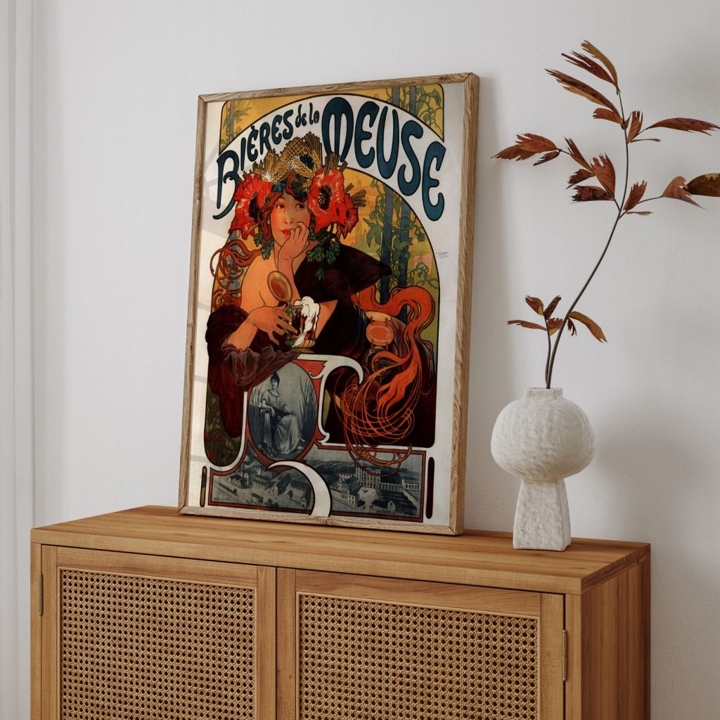 Beer of the Meuse by Alphonse Mucha (1897)